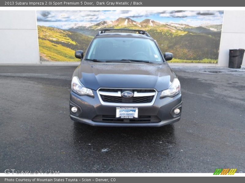 Dark Gray Metallic / Black 2013 Subaru Impreza 2.0i Sport Premium 5 Door