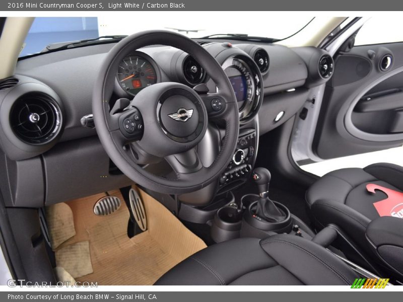  2016 Countryman Cooper S Carbon Black Interior