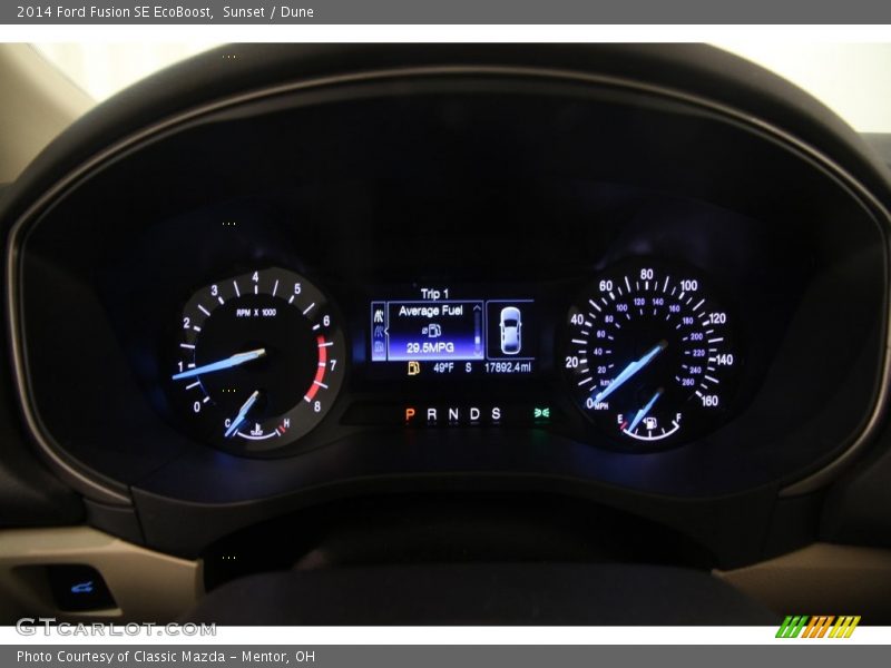 Sunset / Dune 2014 Ford Fusion SE EcoBoost