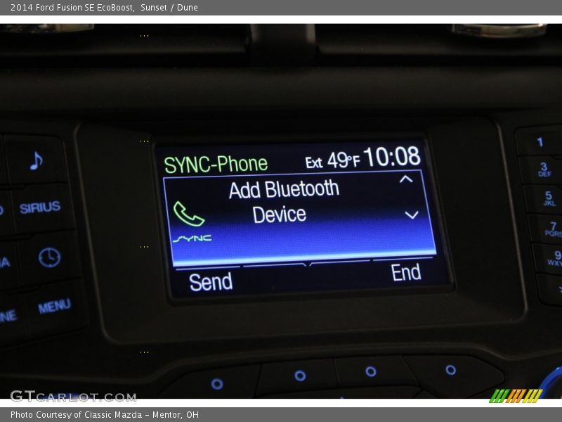 Sunset / Dune 2014 Ford Fusion SE EcoBoost