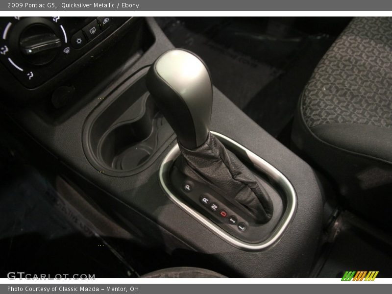 Quicksilver Metallic / Ebony 2009 Pontiac G5