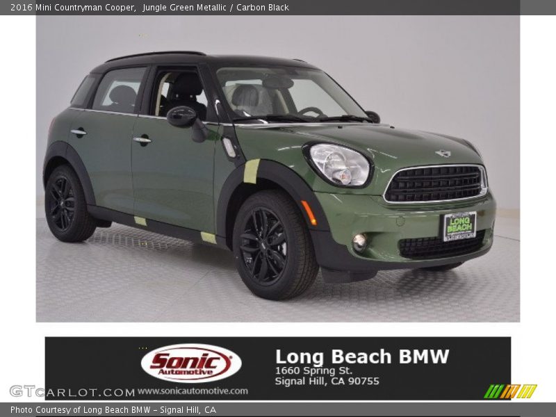 Jungle Green Metallic / Carbon Black 2016 Mini Countryman Cooper