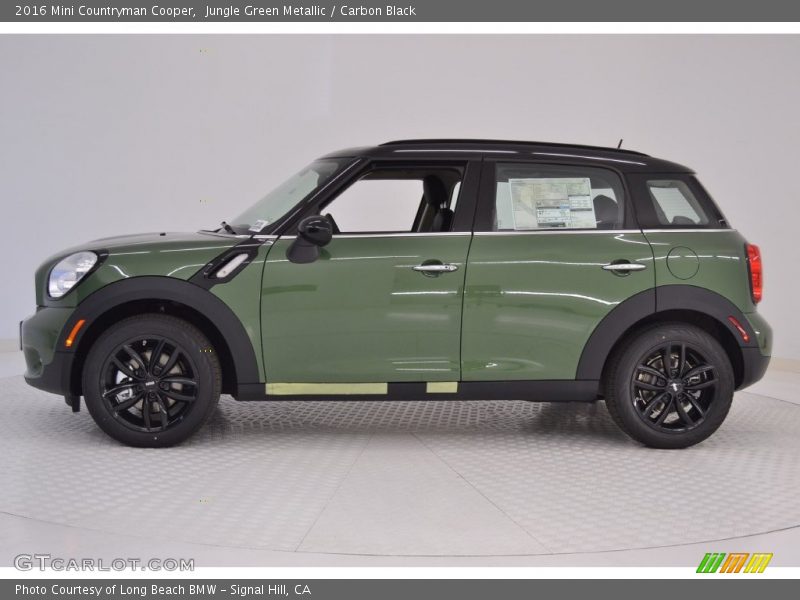 Jungle Green Metallic / Carbon Black 2016 Mini Countryman Cooper