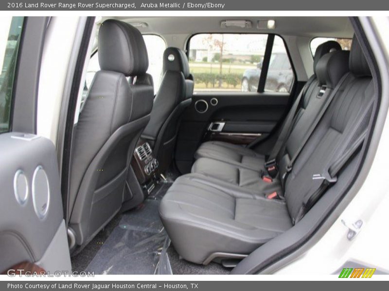 Aruba Metallic / Ebony/Ebony 2016 Land Rover Range Rover Supercharged