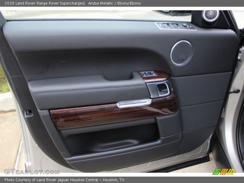 Aruba Metallic / Ebony/Ebony 2016 Land Rover Range Rover Supercharged