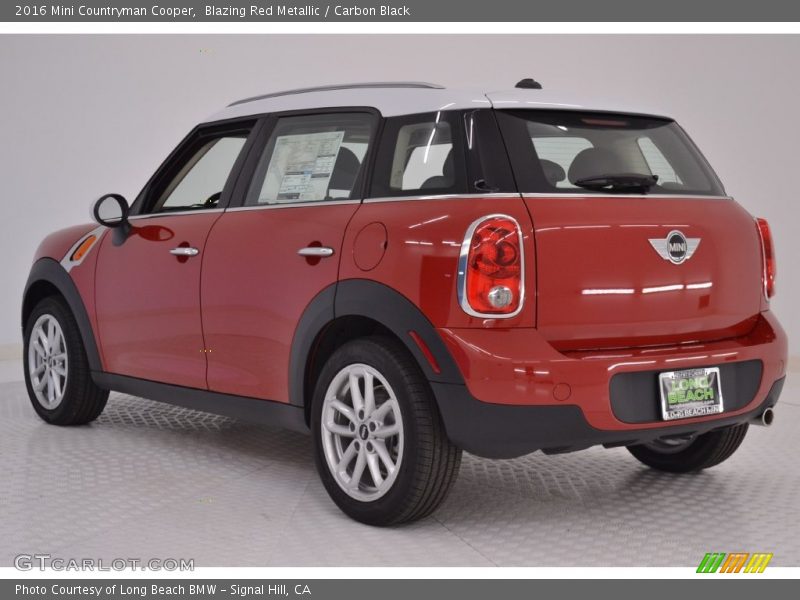 Blazing Red Metallic / Carbon Black 2016 Mini Countryman Cooper