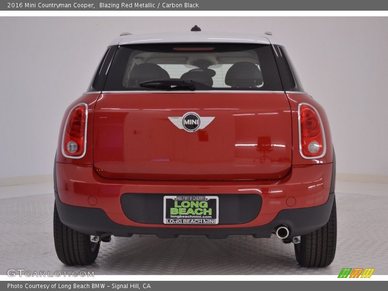 Blazing Red Metallic / Carbon Black 2016 Mini Countryman Cooper