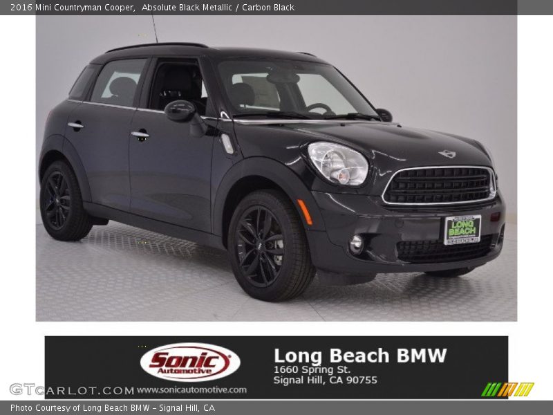Absolute Black Metallic / Carbon Black 2016 Mini Countryman Cooper