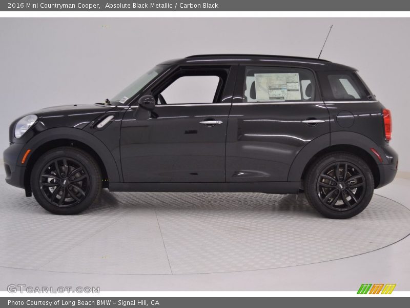 Absolute Black Metallic / Carbon Black 2016 Mini Countryman Cooper