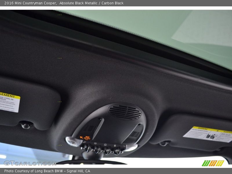 Absolute Black Metallic / Carbon Black 2016 Mini Countryman Cooper
