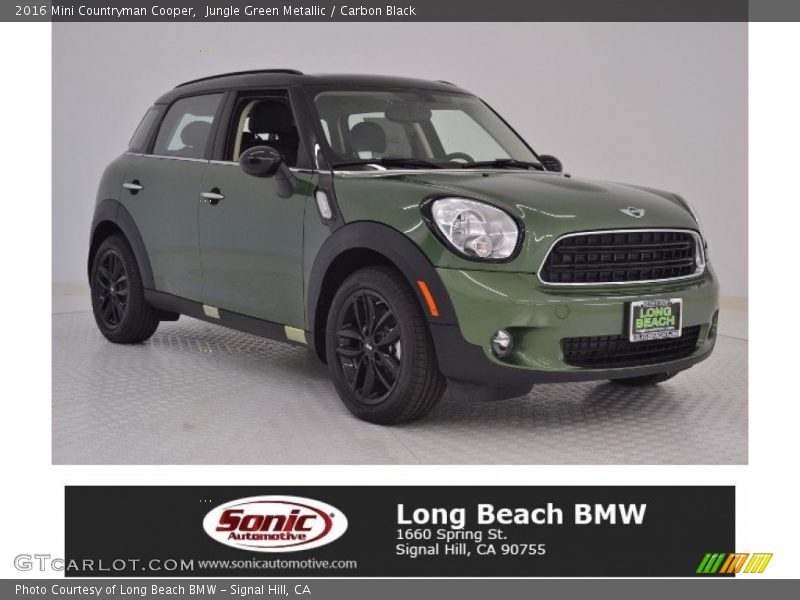 Jungle Green Metallic / Carbon Black 2016 Mini Countryman Cooper