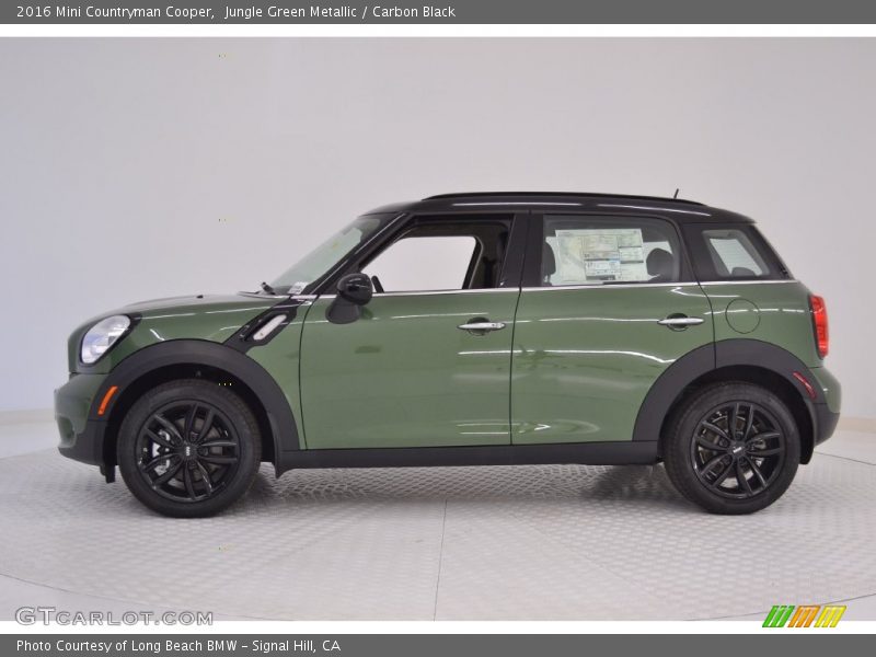 Jungle Green Metallic / Carbon Black 2016 Mini Countryman Cooper
