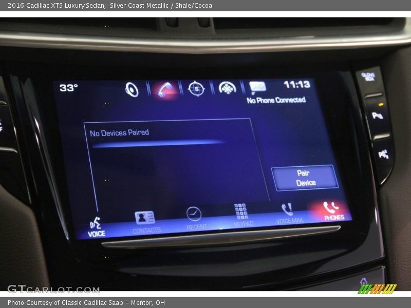 Silver Coast Metallic / Shale/Cocoa 2016 Cadillac XTS Luxury Sedan
