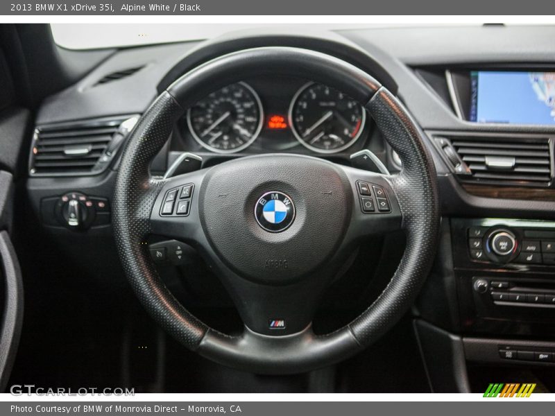 Alpine White / Black 2013 BMW X1 xDrive 35i