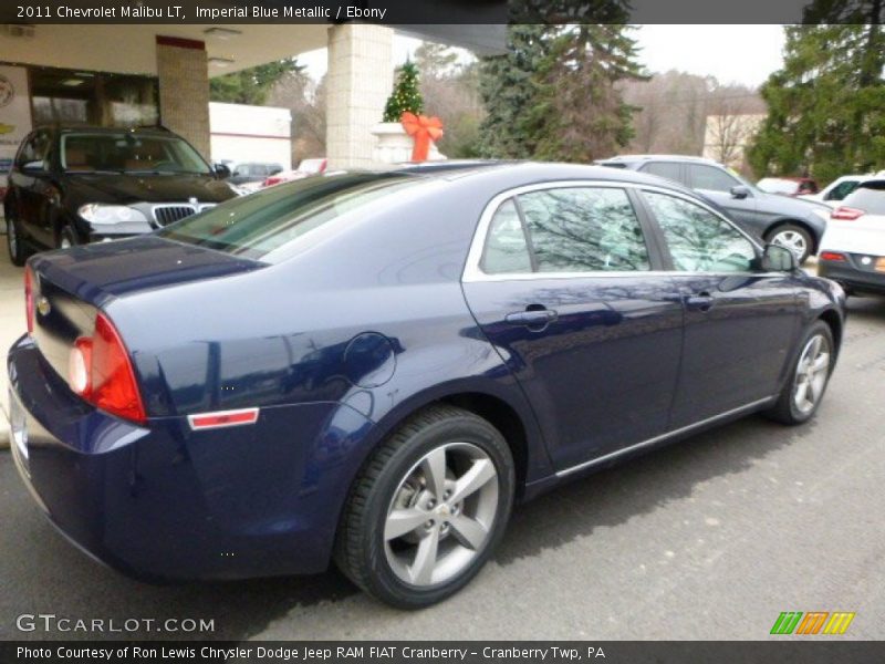 Imperial Blue Metallic / Ebony 2011 Chevrolet Malibu LT