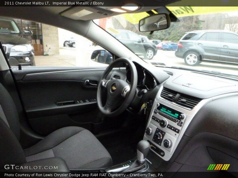 Imperial Blue Metallic / Ebony 2011 Chevrolet Malibu LT