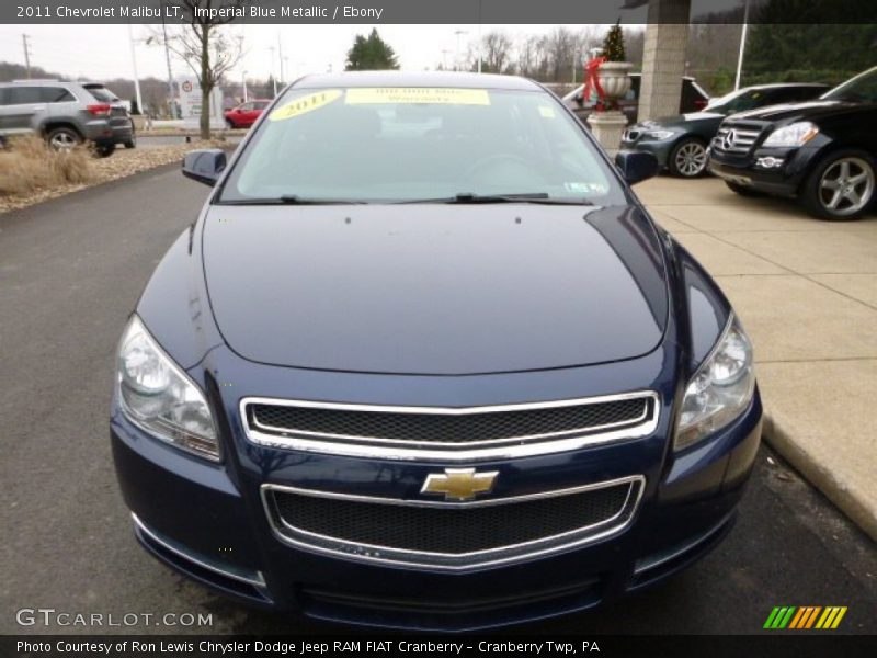 Imperial Blue Metallic / Ebony 2011 Chevrolet Malibu LT