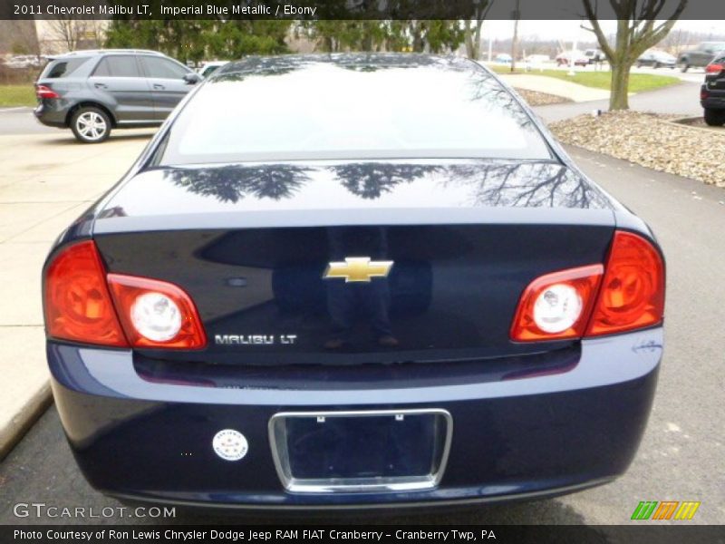 Imperial Blue Metallic / Ebony 2011 Chevrolet Malibu LT