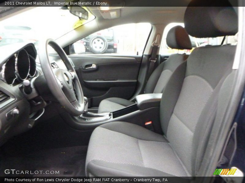 Imperial Blue Metallic / Ebony 2011 Chevrolet Malibu LT