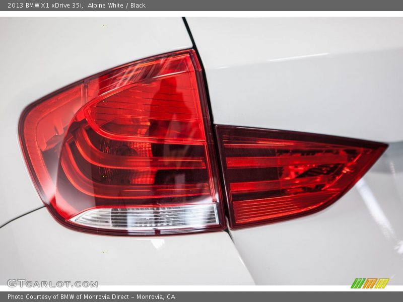 Alpine White / Black 2013 BMW X1 xDrive 35i