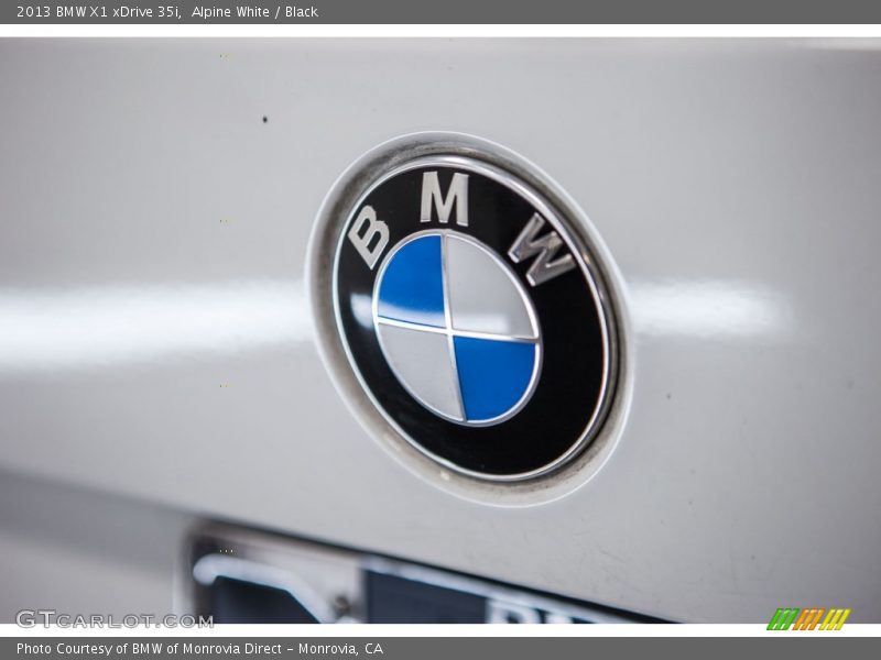 Alpine White / Black 2013 BMW X1 xDrive 35i