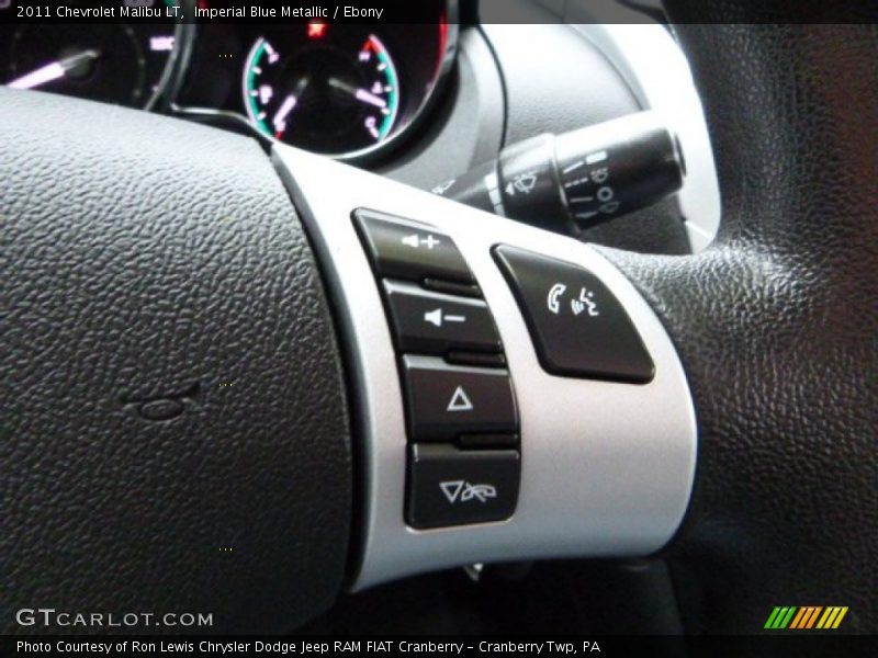 Imperial Blue Metallic / Ebony 2011 Chevrolet Malibu LT