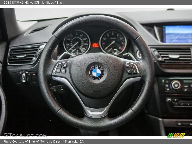 Jet Black / Black 2013 BMW X1 xDrive 35i