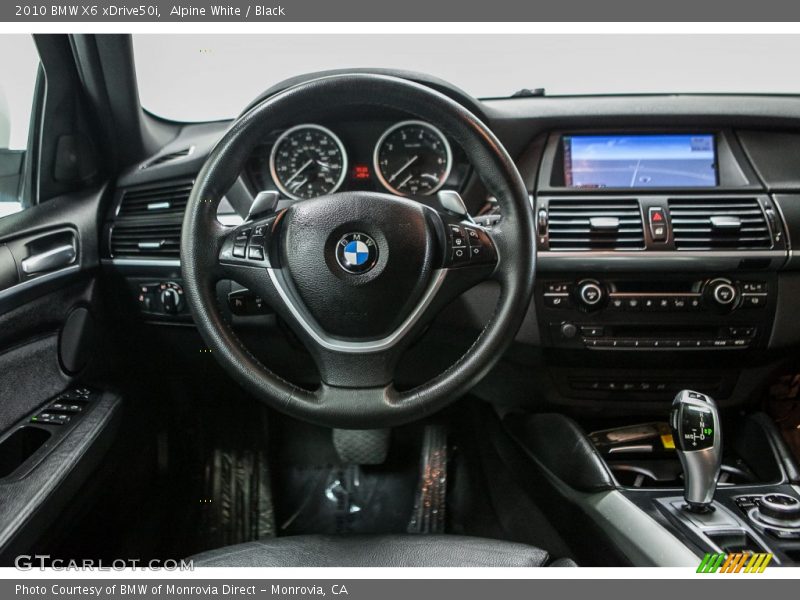 Alpine White / Black 2010 BMW X6 xDrive50i