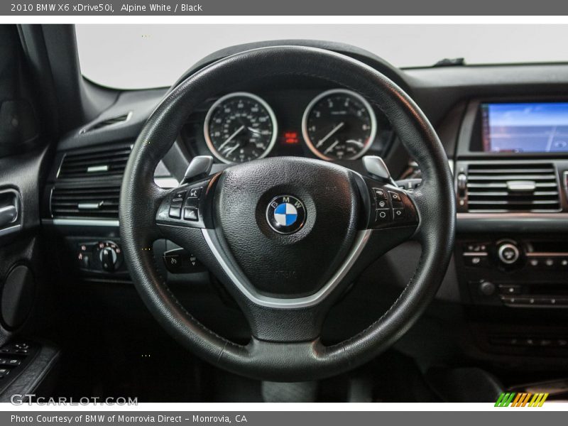 Alpine White / Black 2010 BMW X6 xDrive50i