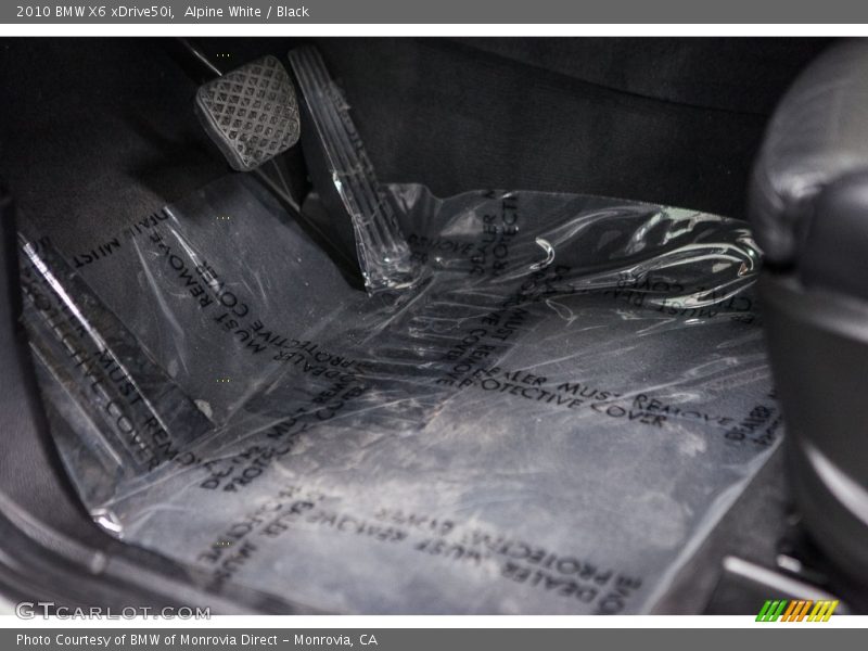 Alpine White / Black 2010 BMW X6 xDrive50i