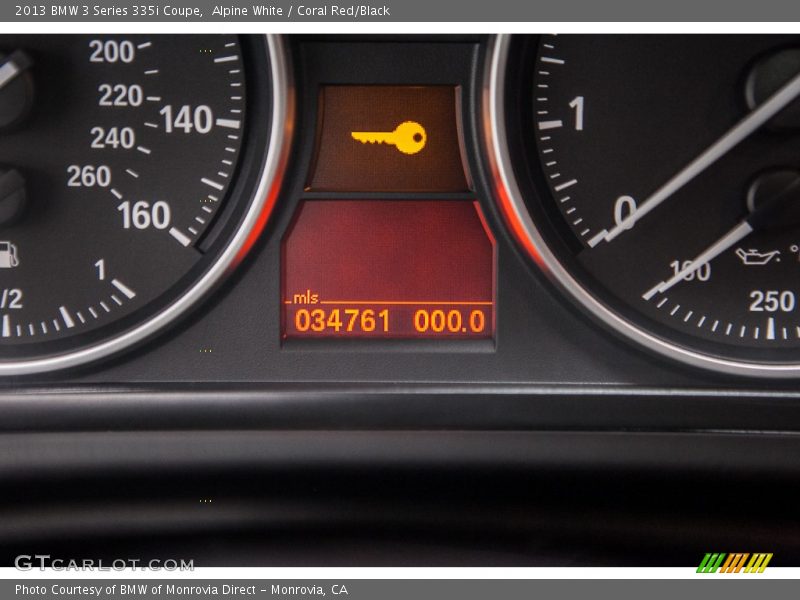 Alpine White / Coral Red/Black 2013 BMW 3 Series 335i Coupe