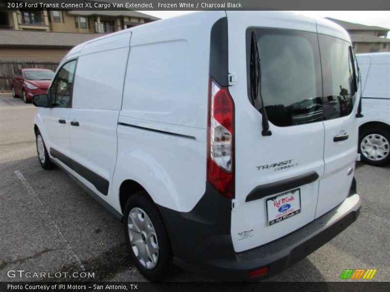Frozen White / Charcoal Black 2016 Ford Transit Connect XL Cargo Van Extended