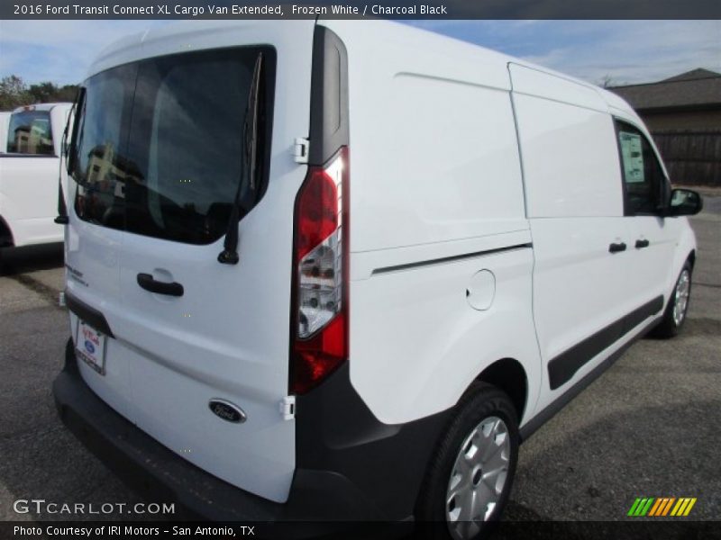 Frozen White / Charcoal Black 2016 Ford Transit Connect XL Cargo Van Extended