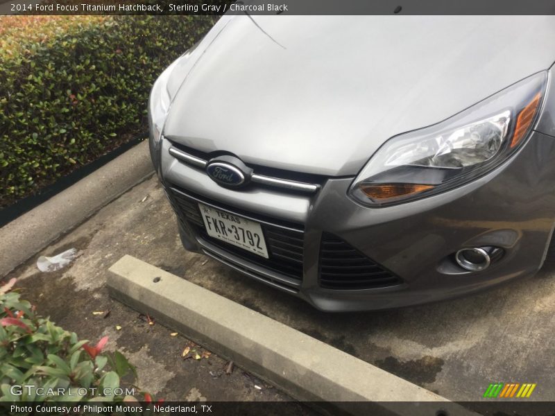 Sterling Gray / Charcoal Black 2014 Ford Focus Titanium Hatchback