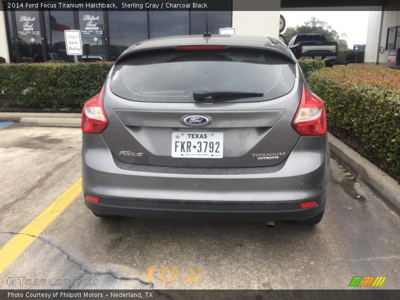 Sterling Gray / Charcoal Black 2014 Ford Focus Titanium Hatchback