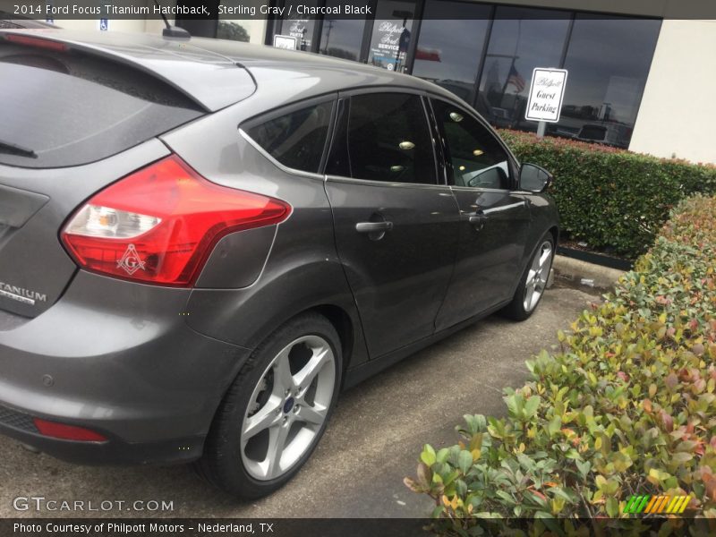 Sterling Gray / Charcoal Black 2014 Ford Focus Titanium Hatchback