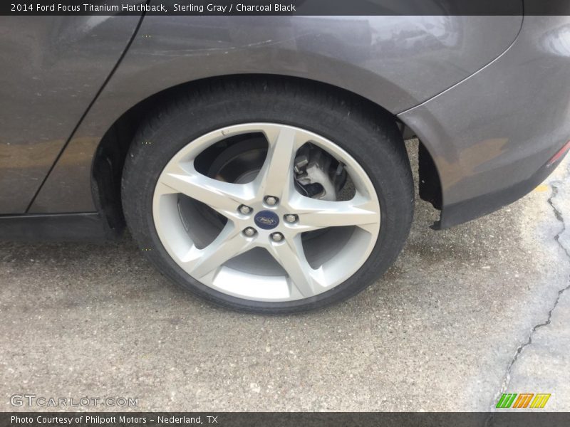 Sterling Gray / Charcoal Black 2014 Ford Focus Titanium Hatchback
