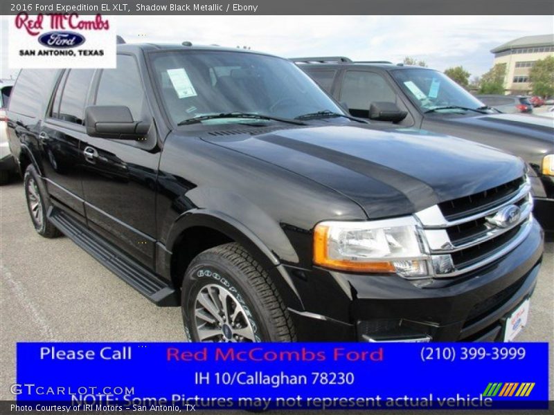 Shadow Black Metallic / Ebony 2016 Ford Expedition EL XLT