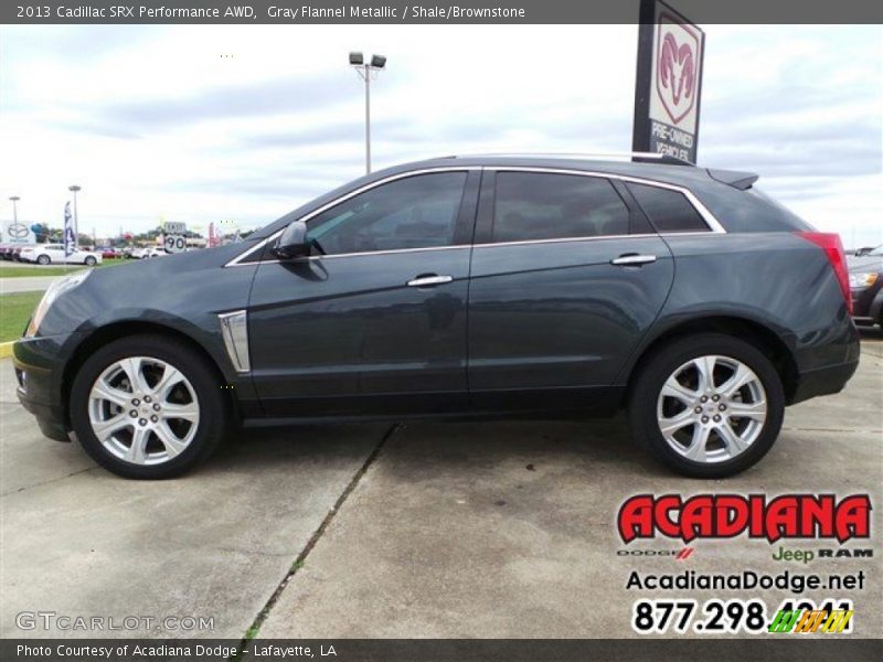 Gray Flannel Metallic / Shale/Brownstone 2013 Cadillac SRX Performance AWD
