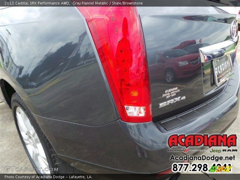 Gray Flannel Metallic / Shale/Brownstone 2013 Cadillac SRX Performance AWD