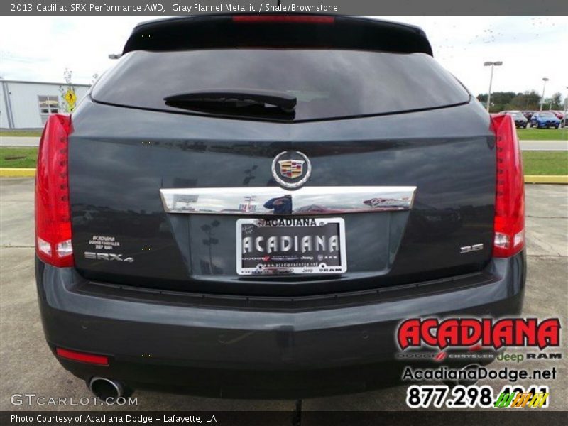 Gray Flannel Metallic / Shale/Brownstone 2013 Cadillac SRX Performance AWD