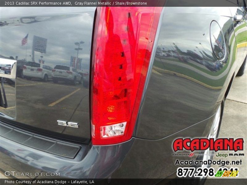 Gray Flannel Metallic / Shale/Brownstone 2013 Cadillac SRX Performance AWD
