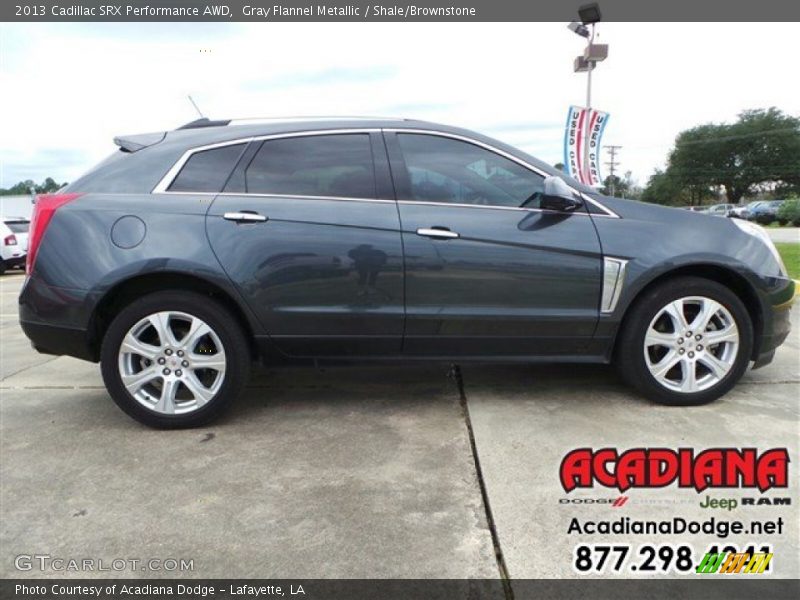 Gray Flannel Metallic / Shale/Brownstone 2013 Cadillac SRX Performance AWD
