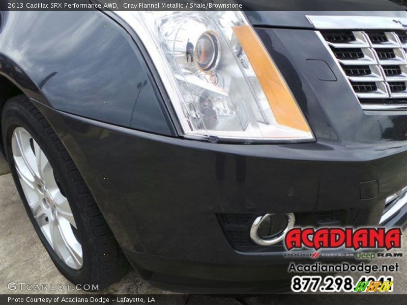 Gray Flannel Metallic / Shale/Brownstone 2013 Cadillac SRX Performance AWD