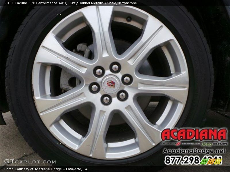 Gray Flannel Metallic / Shale/Brownstone 2013 Cadillac SRX Performance AWD
