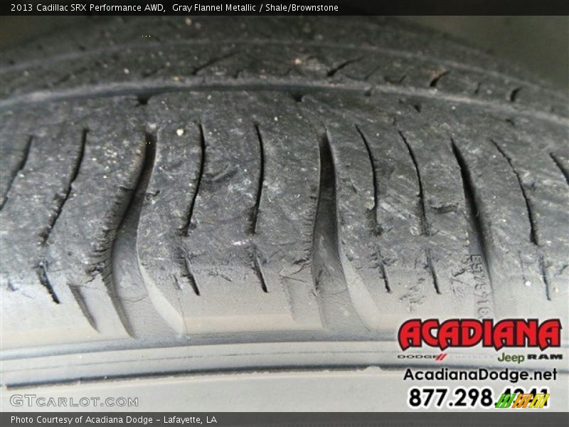 Gray Flannel Metallic / Shale/Brownstone 2013 Cadillac SRX Performance AWD