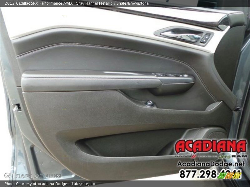 Gray Flannel Metallic / Shale/Brownstone 2013 Cadillac SRX Performance AWD