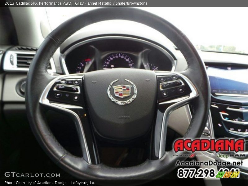 Gray Flannel Metallic / Shale/Brownstone 2013 Cadillac SRX Performance AWD