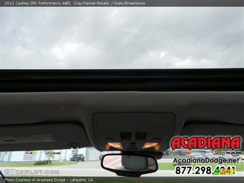 Gray Flannel Metallic / Shale/Brownstone 2013 Cadillac SRX Performance AWD