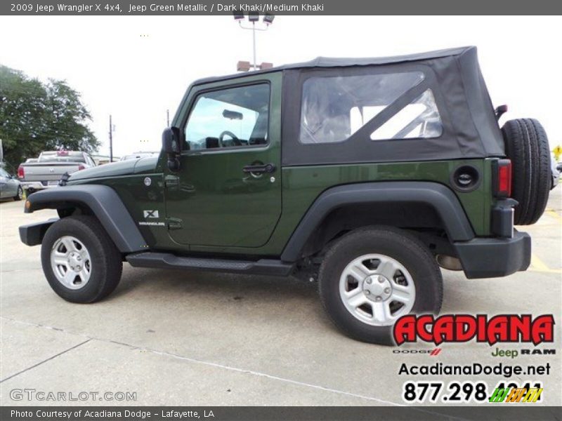 Jeep Green Metallic / Dark Khaki/Medium Khaki 2009 Jeep Wrangler X 4x4